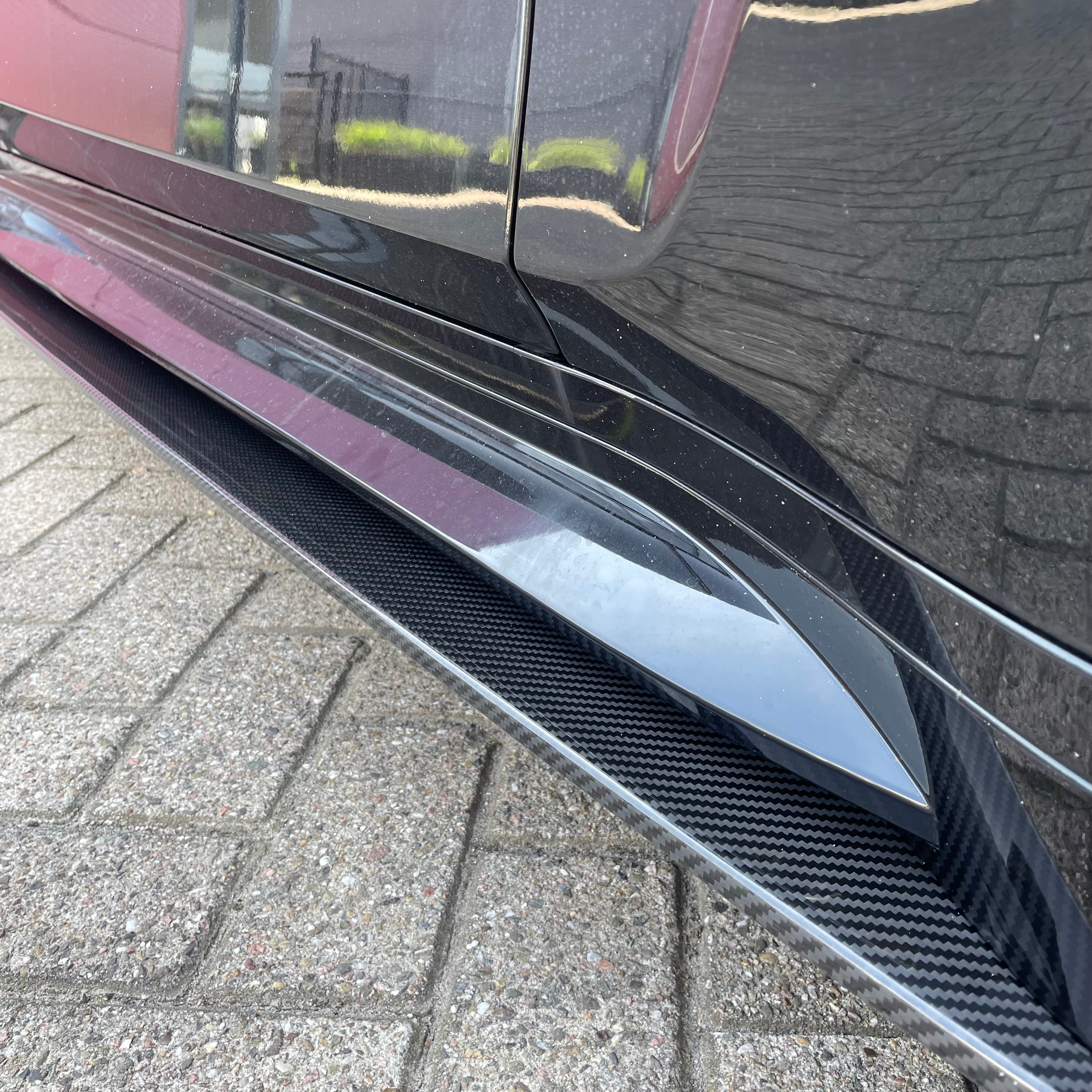 Carbon fibre side skirt extensions BMW M3 G80/G81