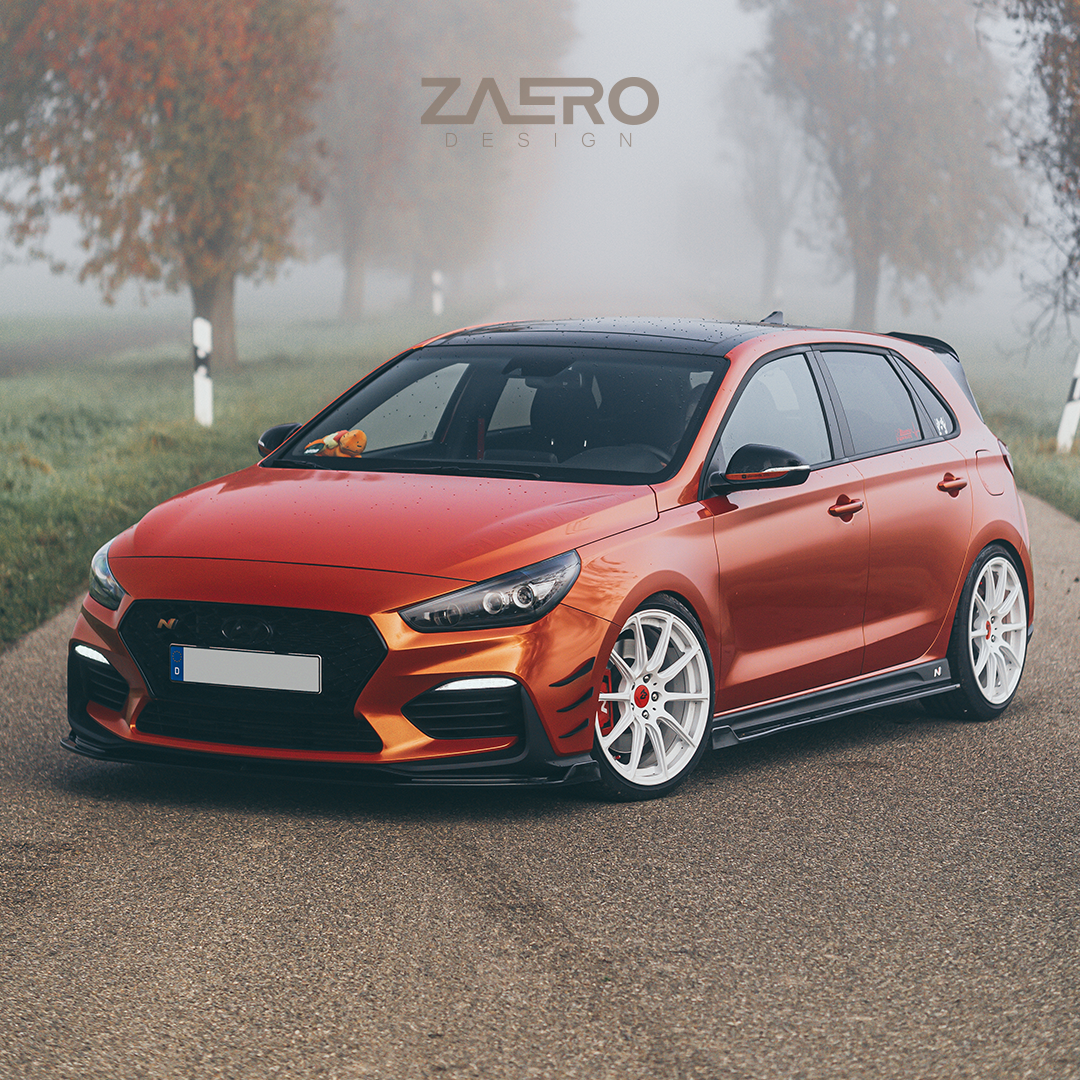 Front splitter Hyundai i30N Hatchback & Fastback - Zaero Design