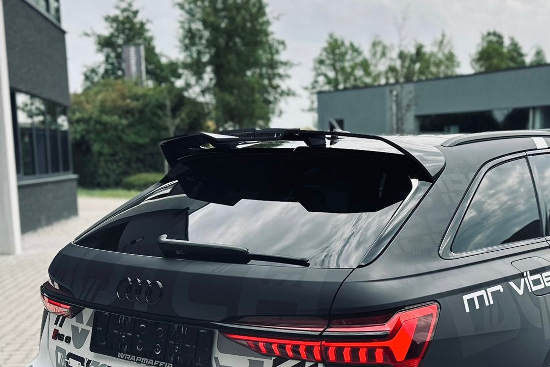 Carbon fibre rear spoiler Audi RS6 C8