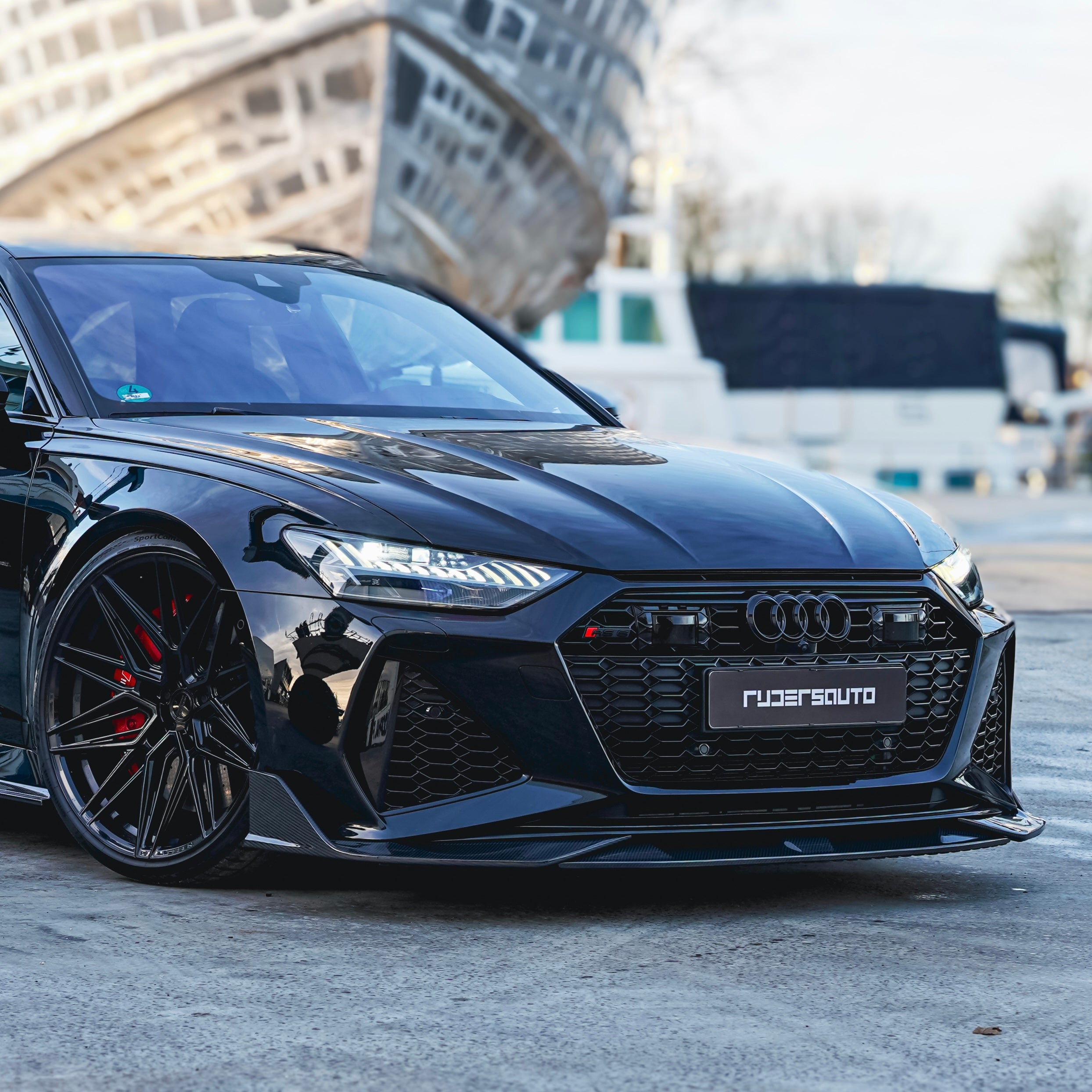 Carbon fibre front splitter Audi RS6/RS7 C8