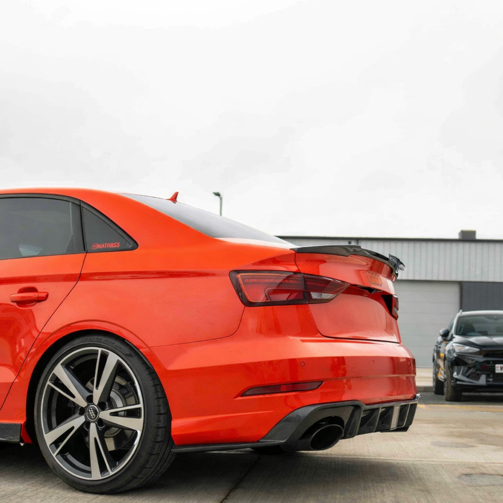 Carbon Fibre Spoiler - V Style Audi A3/S3/RS3 8V Sedan