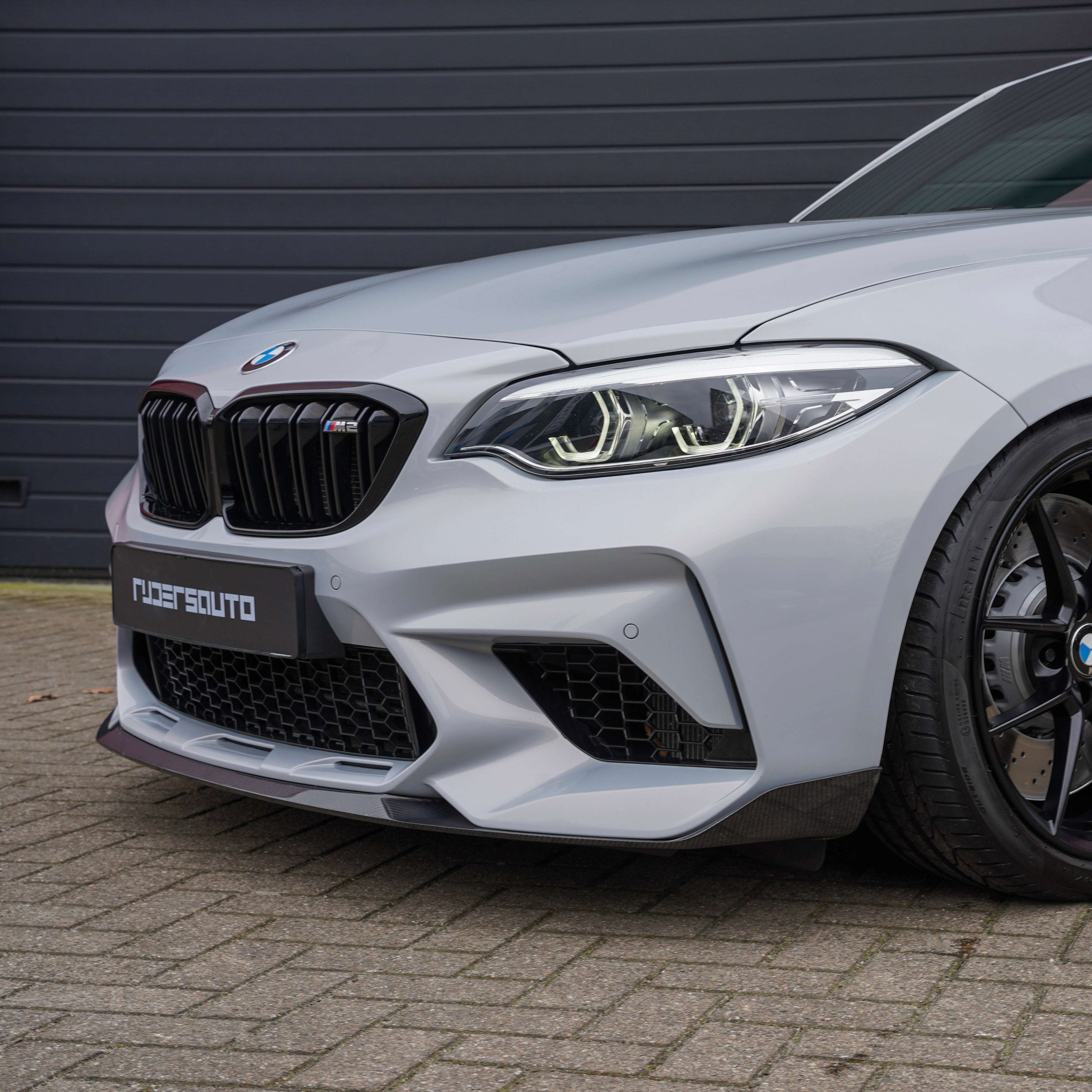 Carbon fiber front splitter M-performance style BMW F87 M2 Competition