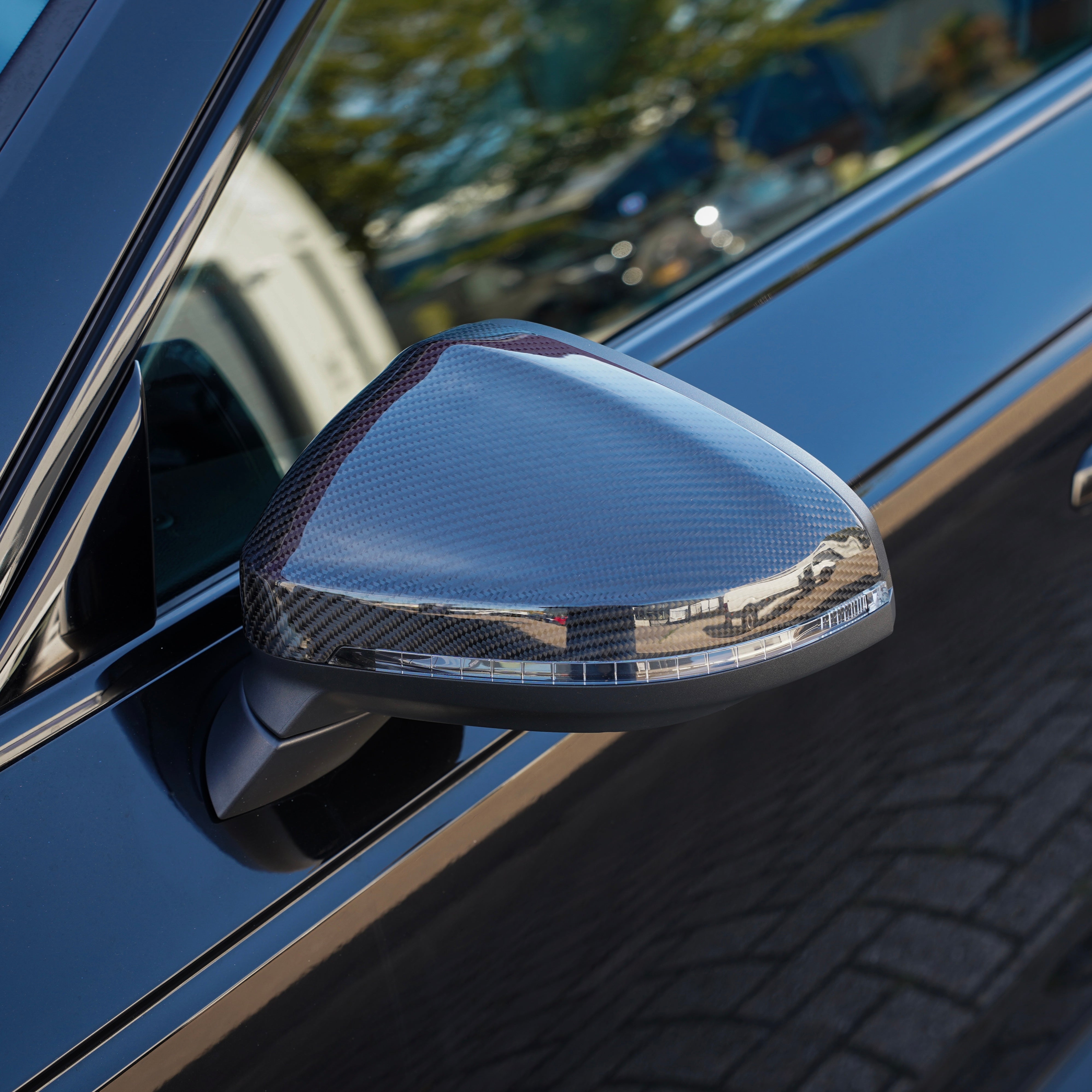 Carbon fibre spiegelkappen Audi RS4 B9 & B9.5 2016-2025