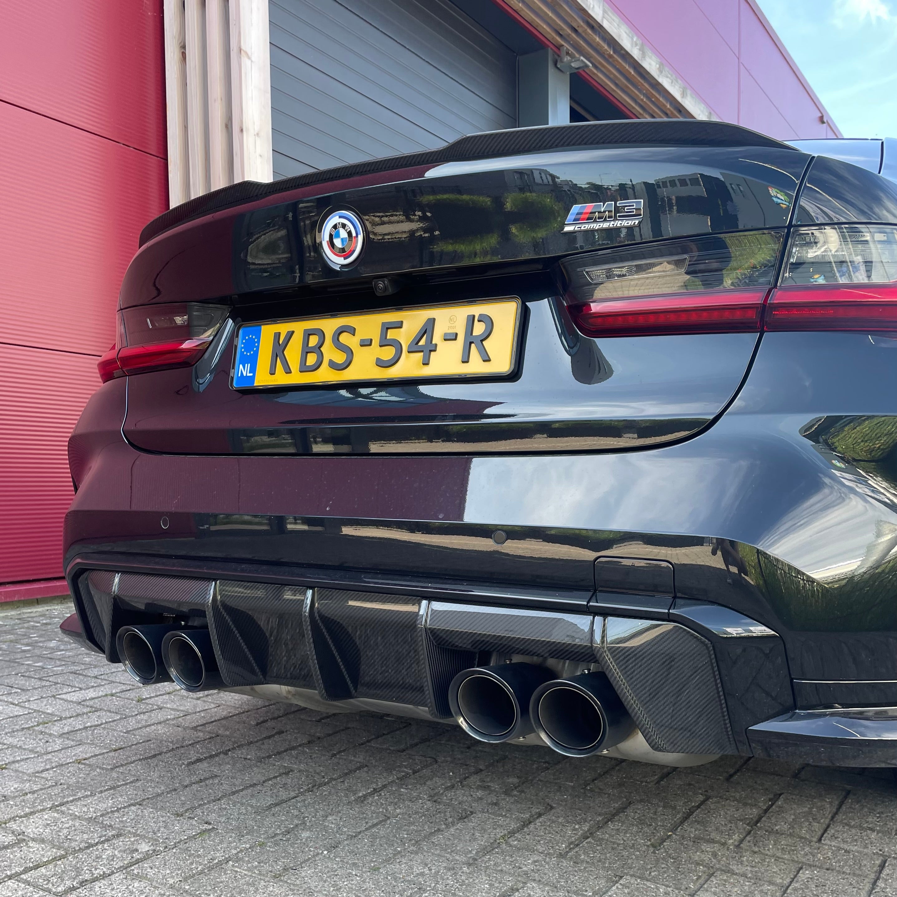Carbon fibre diffuser BMW M3/M4 G80/G81/G82/G83 - M-Performance style
