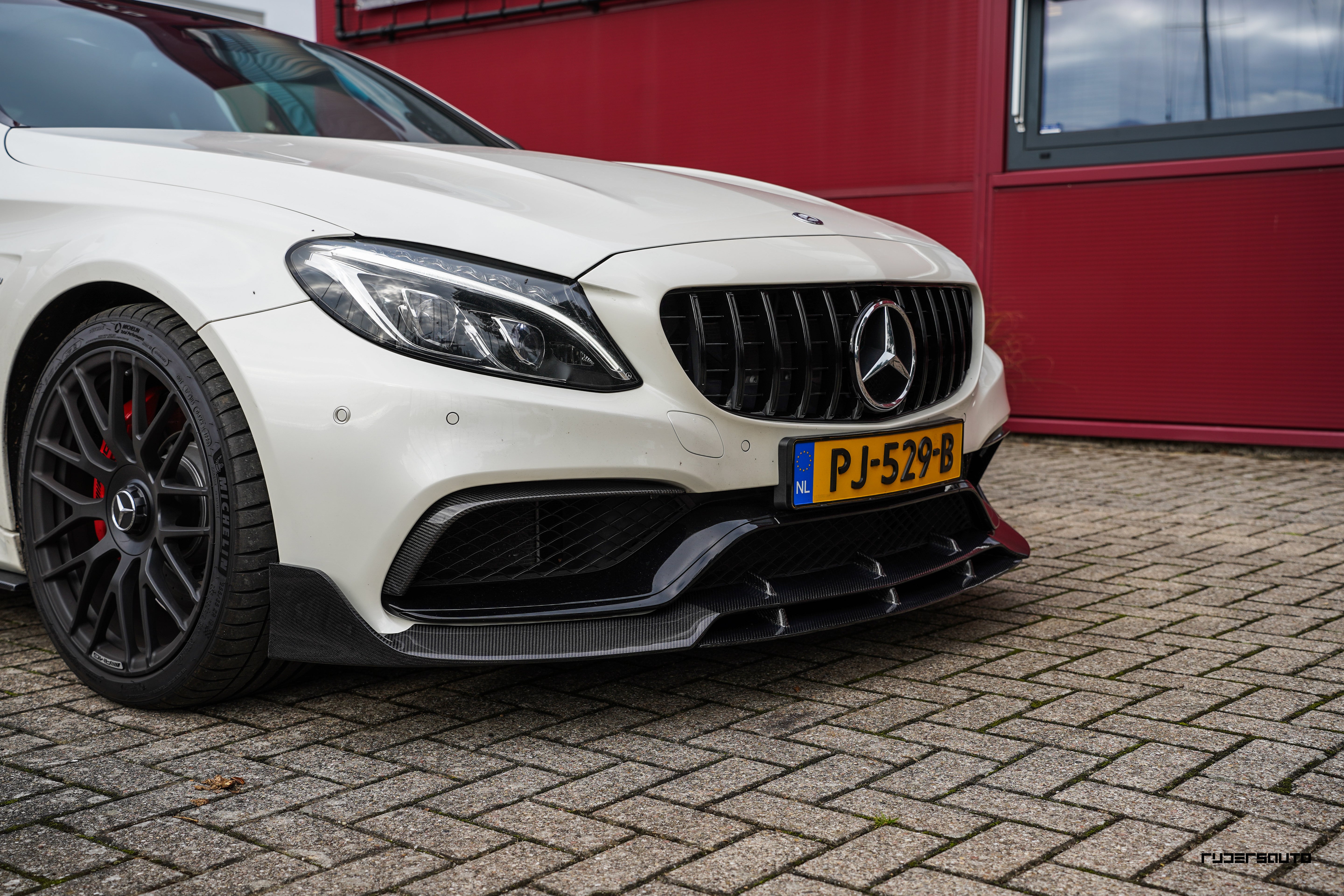 Carbon fibre front splitter Mercedes C63 W205 Coupe