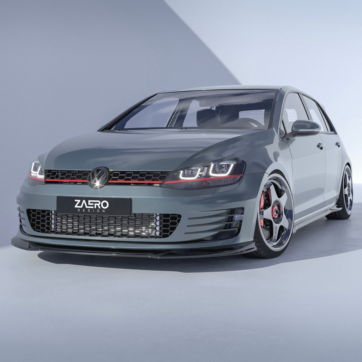 Front splitter VW Golf 7 GTI - Zaero Design