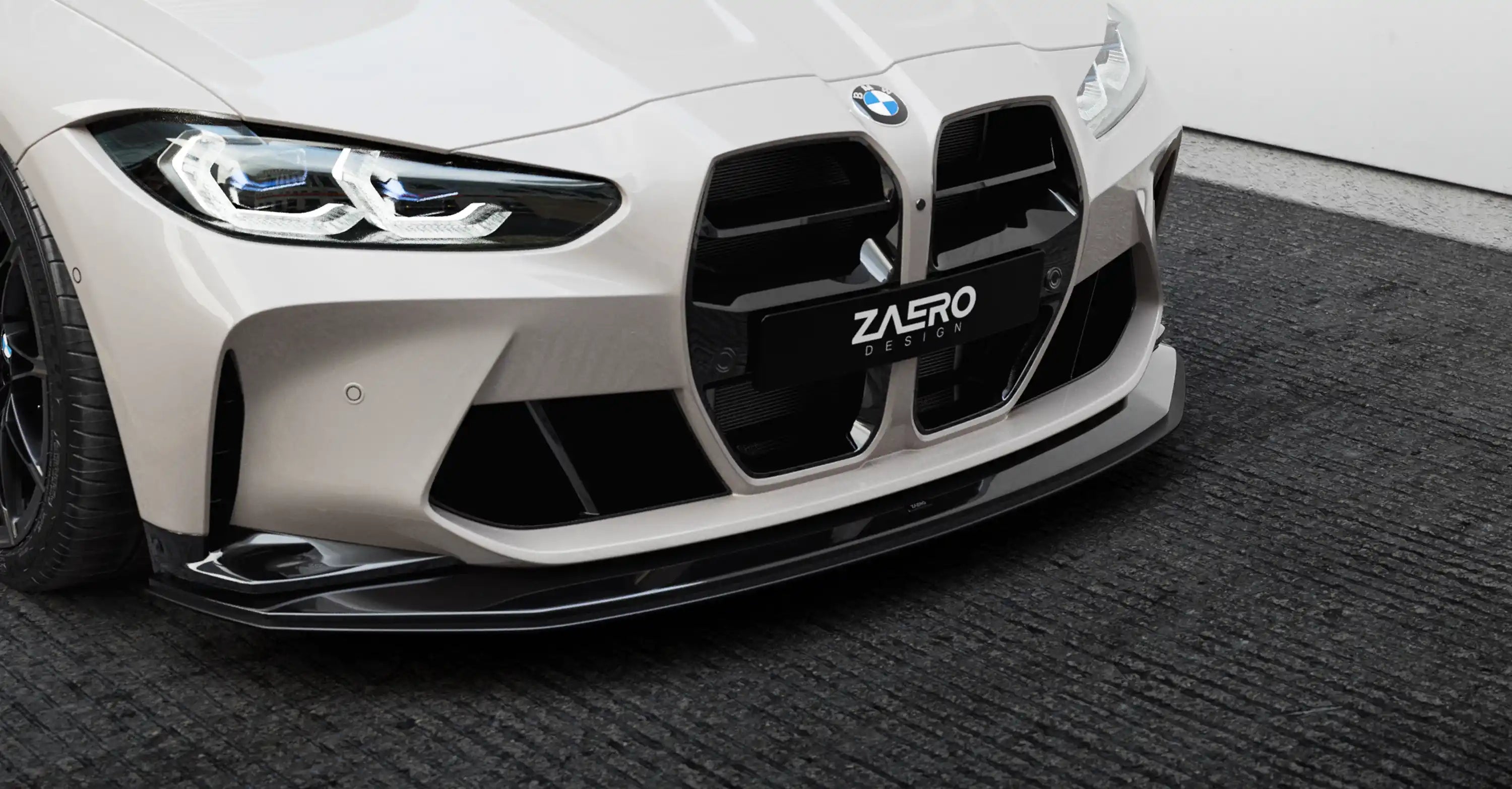 Hoogglans zwarte grille BMW M3 G80/G81 & M4 G82/G83 - Zaero-Design