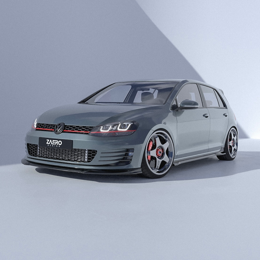 Front splitter VW Golf 7 GTI - Zaero Design