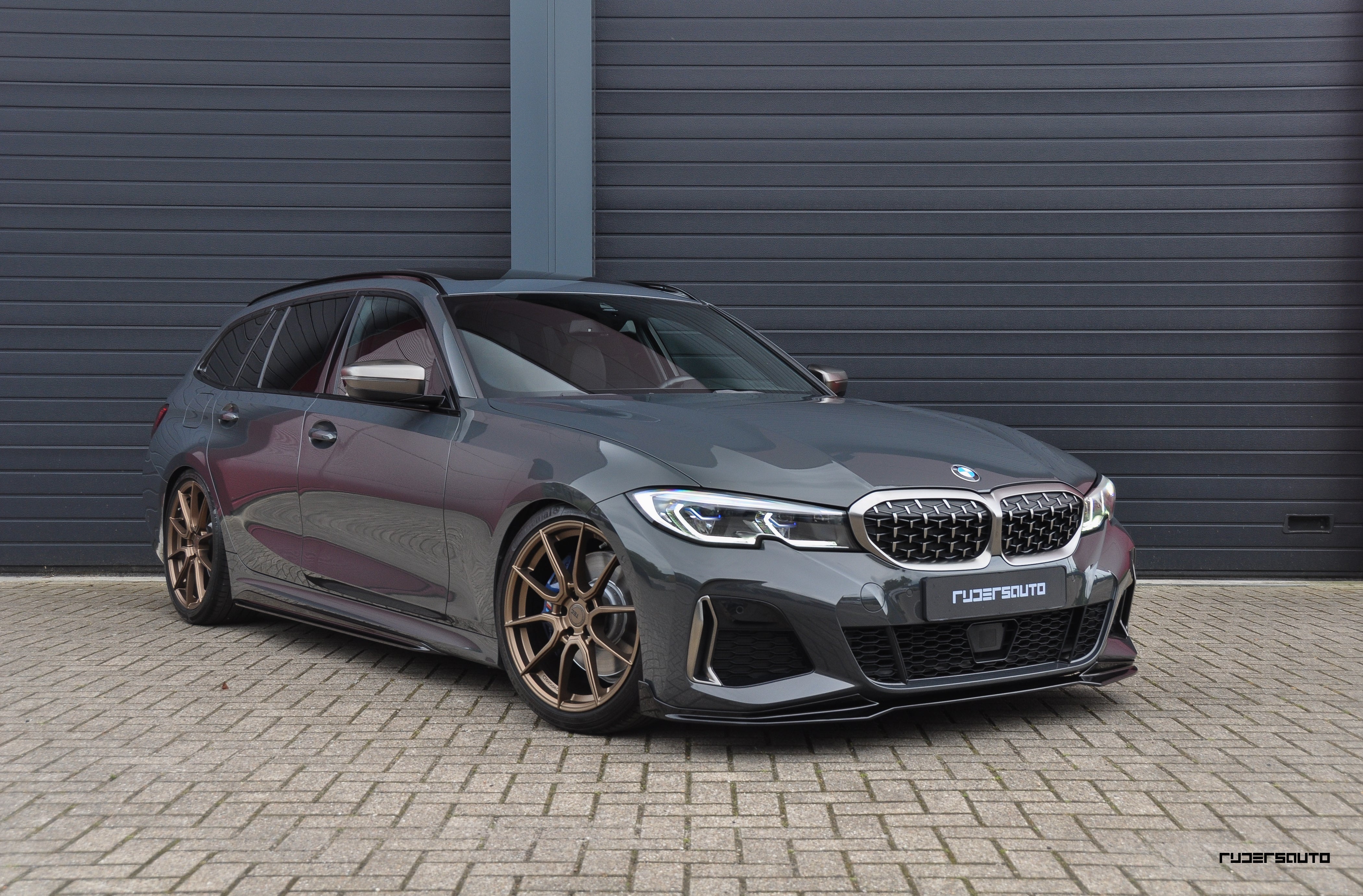 Front splitter hoogglans zwart BMW 3-serie G20/21 M-Performance style