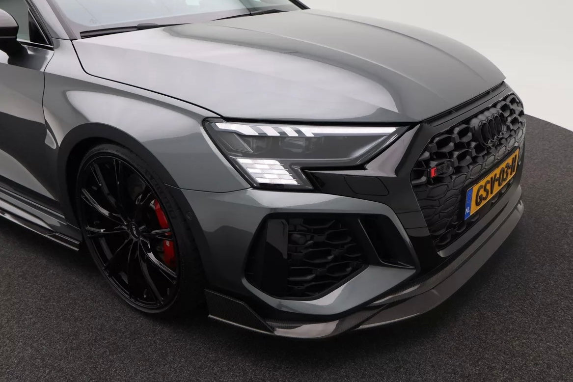 Carbon fibre front splitter Audi RS3 8Y 2021-2024 Sportback & Sedan
