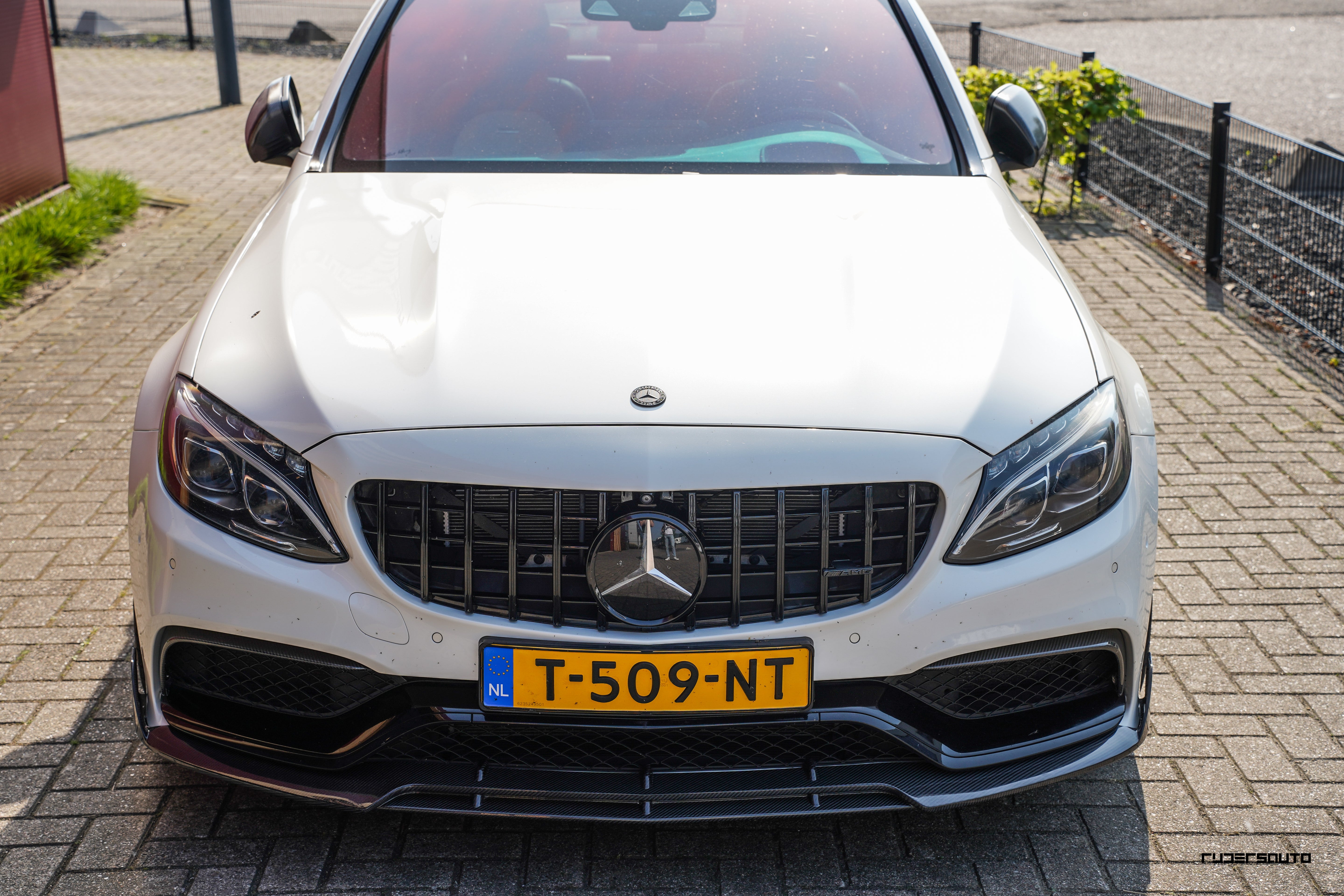 Carbon fibre canards voor Mercedes C63 W205