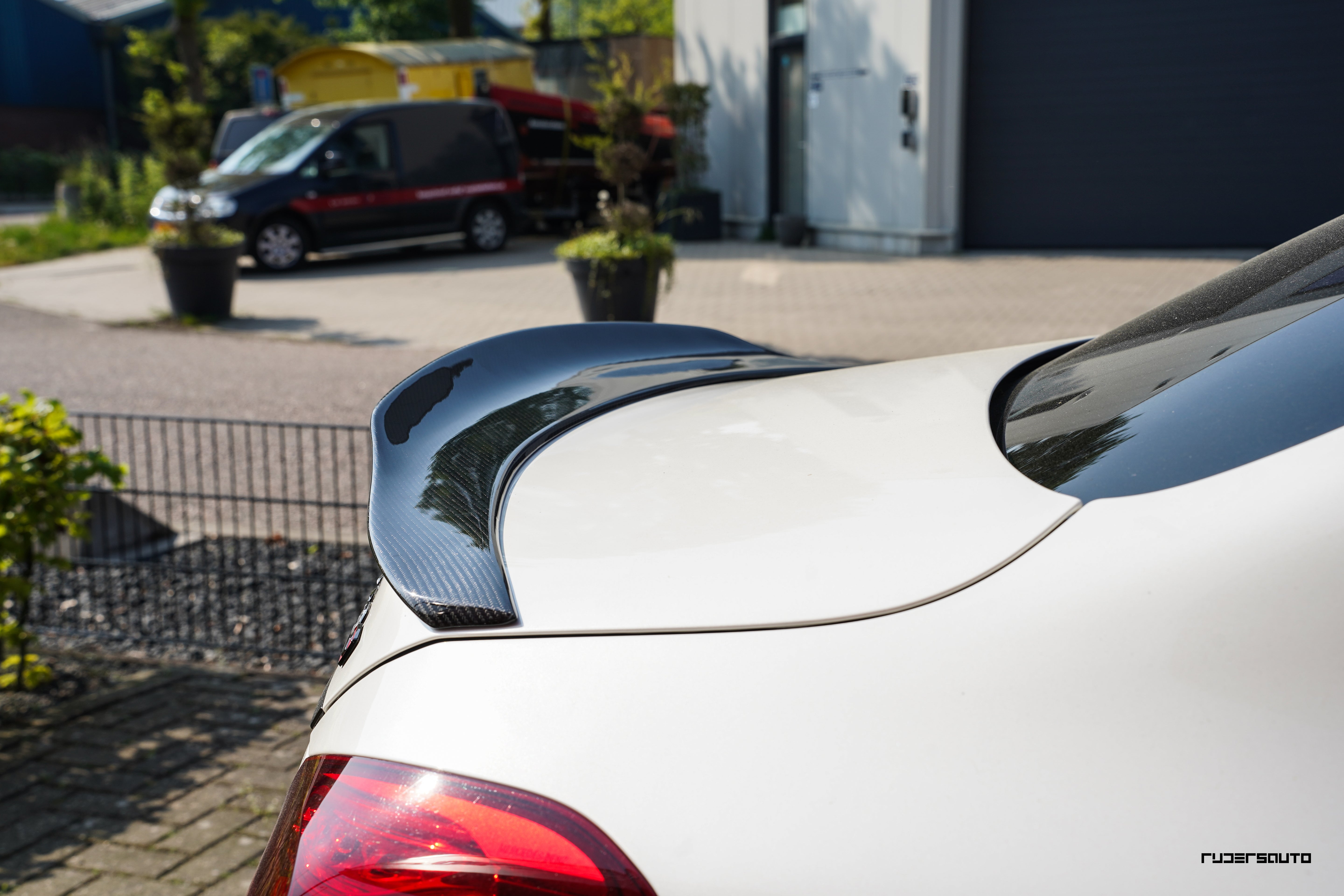 Carbon fibre kofferklep spoiler Mercedes C63 W205 Sedan