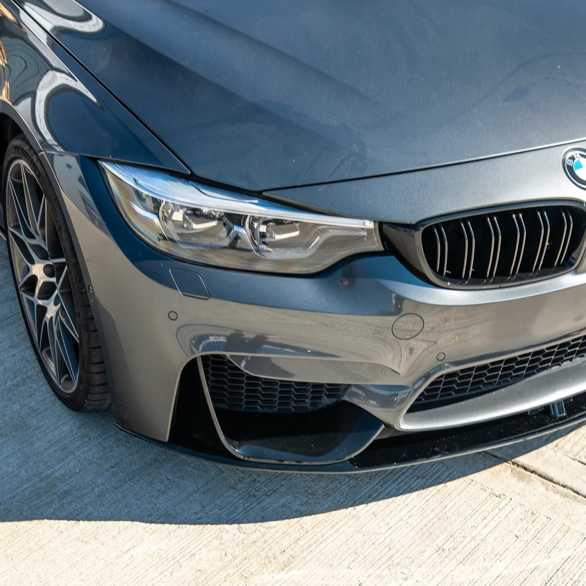 Front splitter M-Performance style BMW F80 M3/F82 M4 - Hoogglans zwart