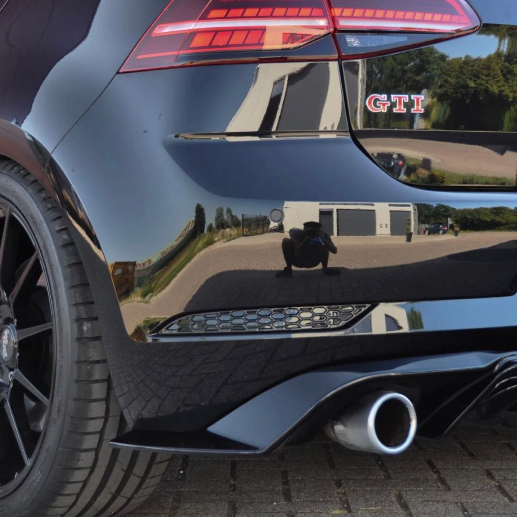 Reflector delete hoogglans zwart - VW Golf 7/7.5