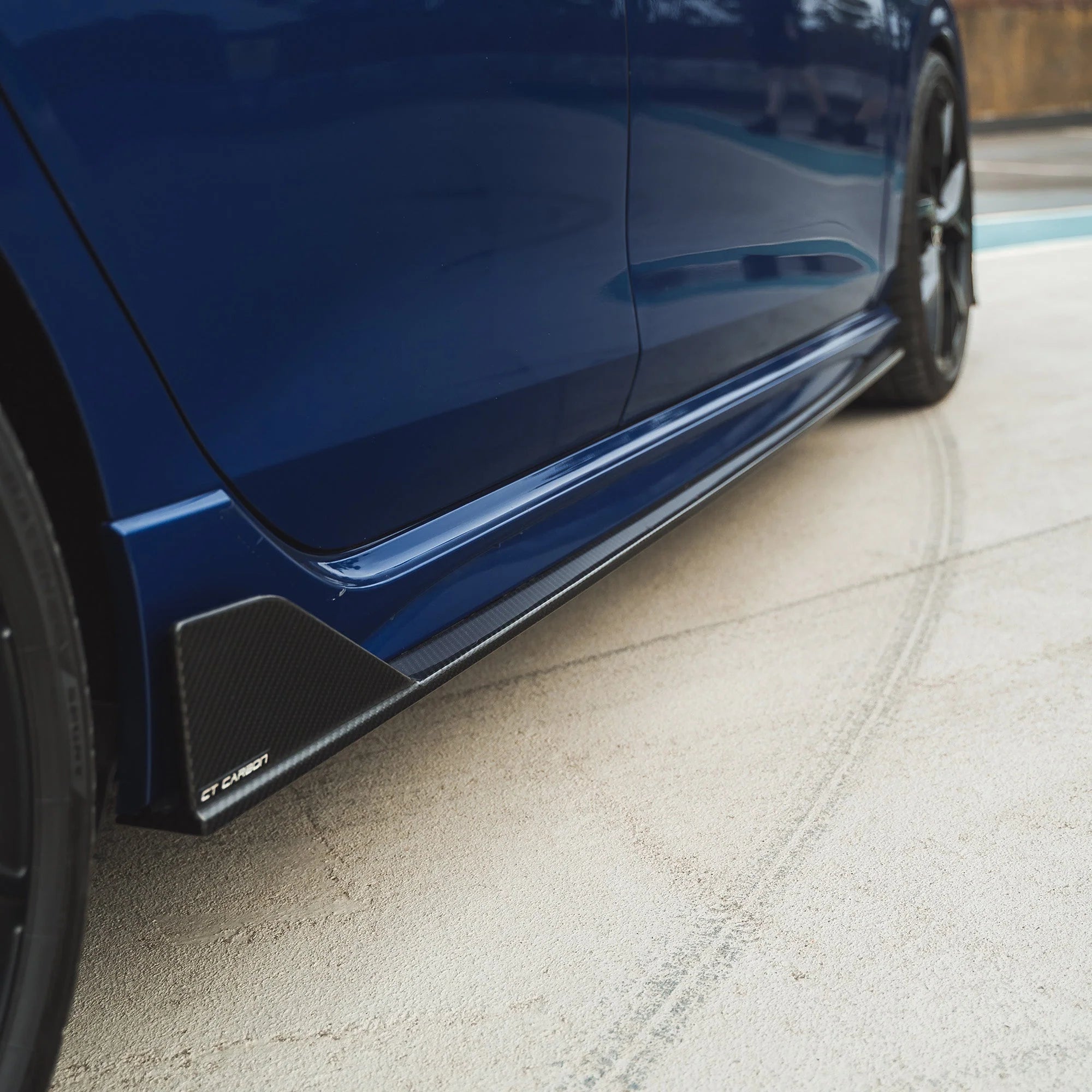 Carbon fibre side skirts VW Golf 8/8.5 R