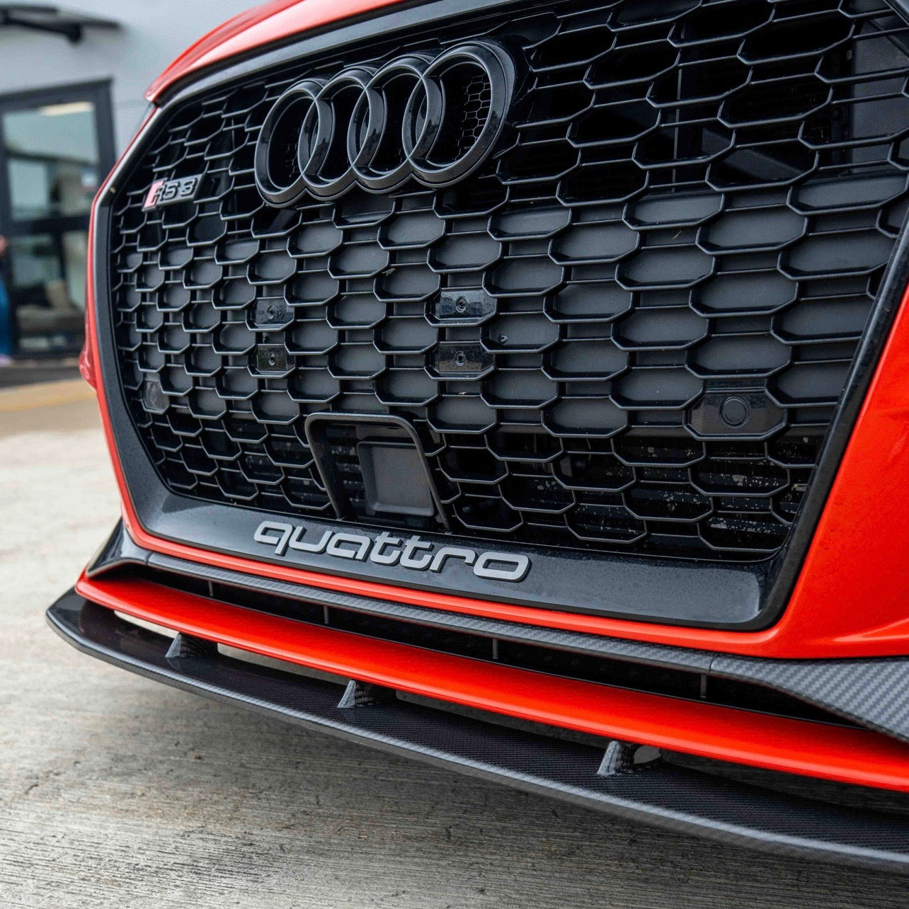 Carbon fibre splitter Audi RS3 8V Sedan