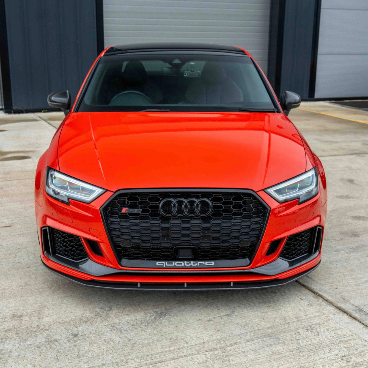 Carbon fibre bumper trim Audi RS3 8V Facelift