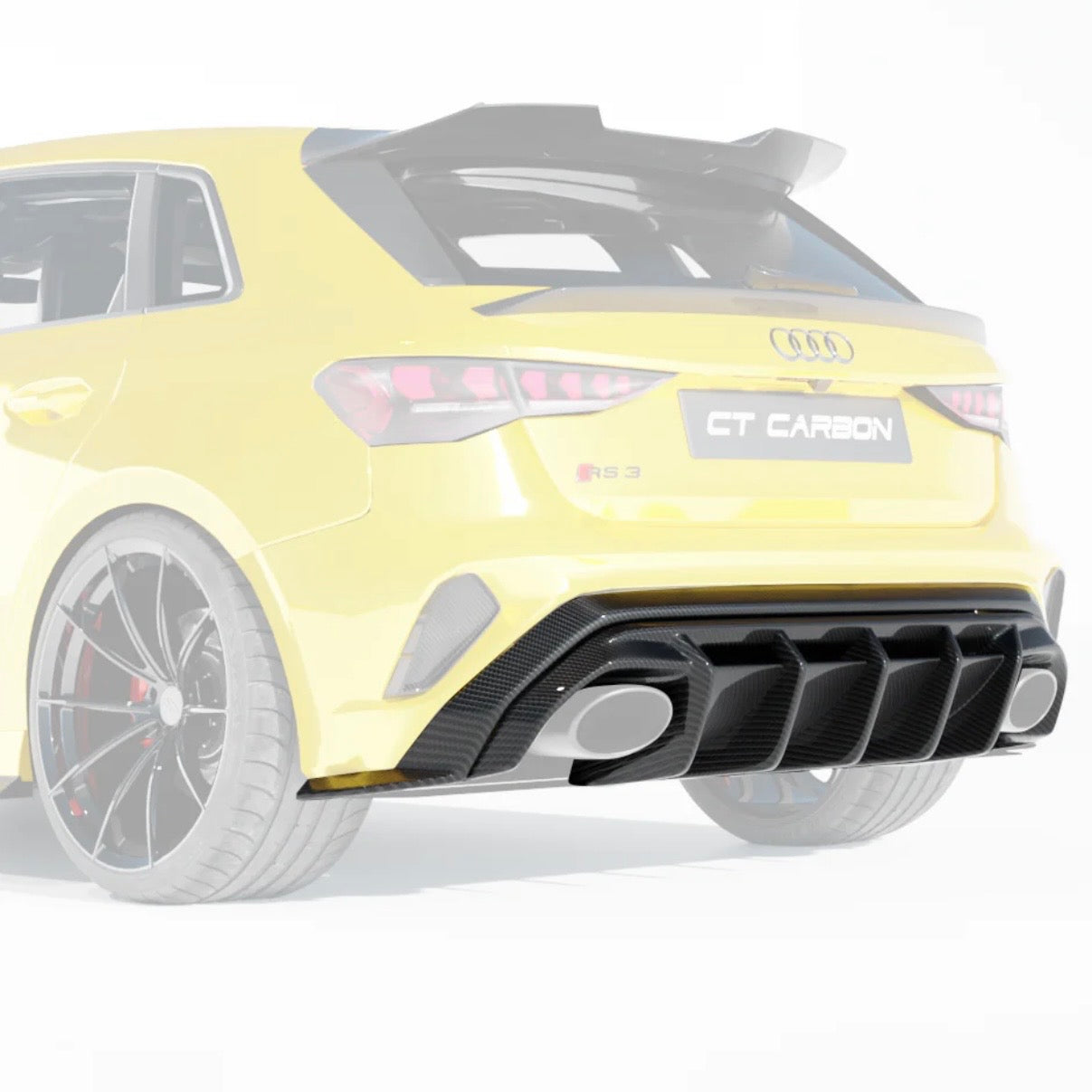 Carbon fibre diffuser Audi RS3 8Y 2025+ Sportback