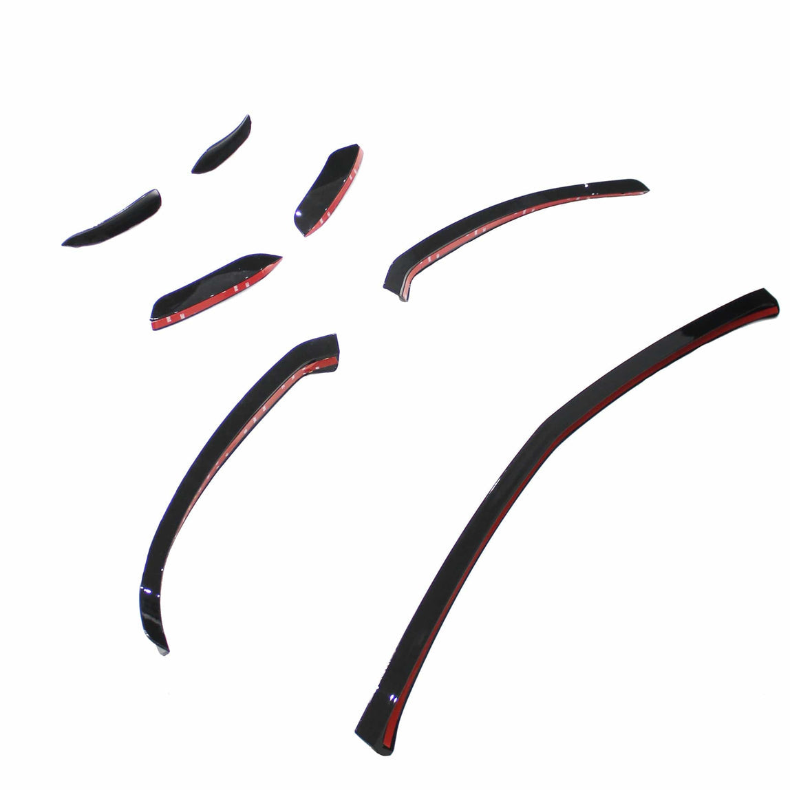 Front splitter & canards Mercedes A-Klasse W177 & V177 Hoogglans zwart
