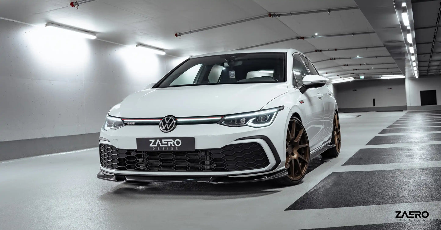 Front splitter VW Golf 8 - Zaero Design