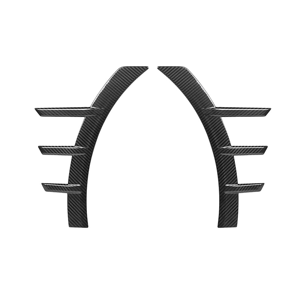 Side fender canards carbon fibre (Voor) BMW G87 M2