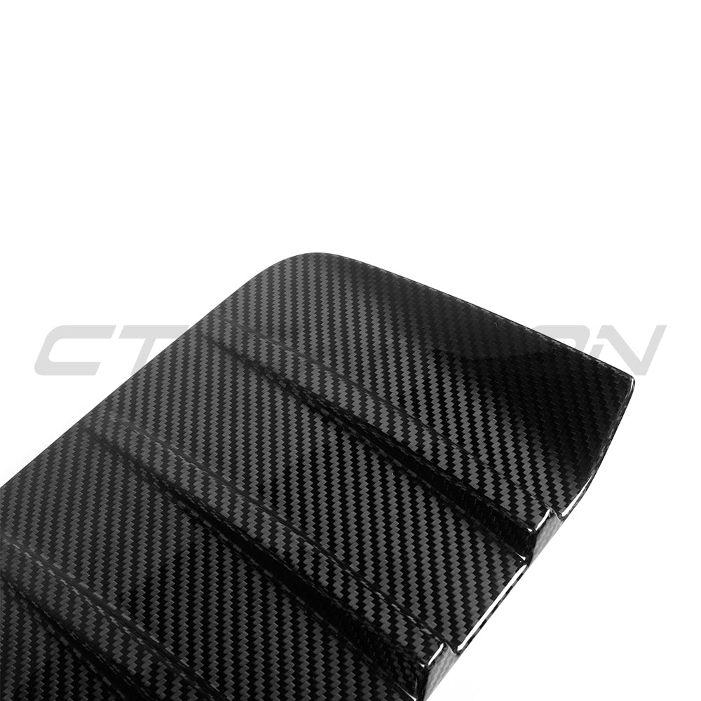 Achterbumper canards carbon fibre BMW G87 M2 CT-Carbon
