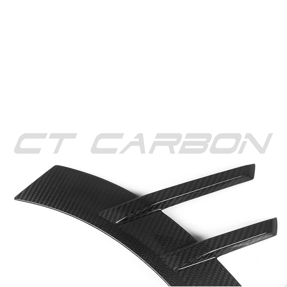 Side fender canards carbon fibre (Achter) BMW G87 M2 CT-Carbon