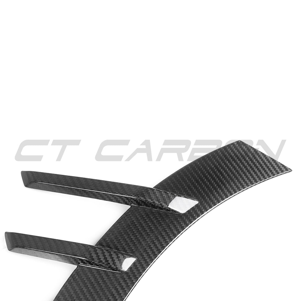 Side fender canards carbon fibre (Voor) BMW G87 M2 CT-Carbon