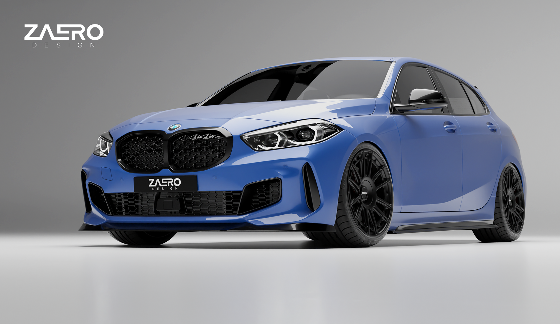 Front splitter BMW 1-serie F40 - Zaero Design