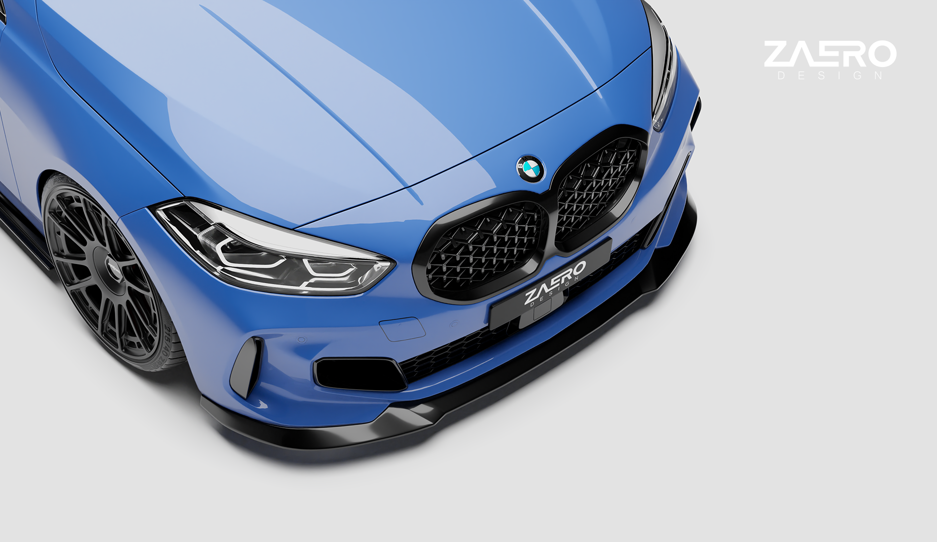 Front splitter BMW 1-serie F40 - Zaero Design