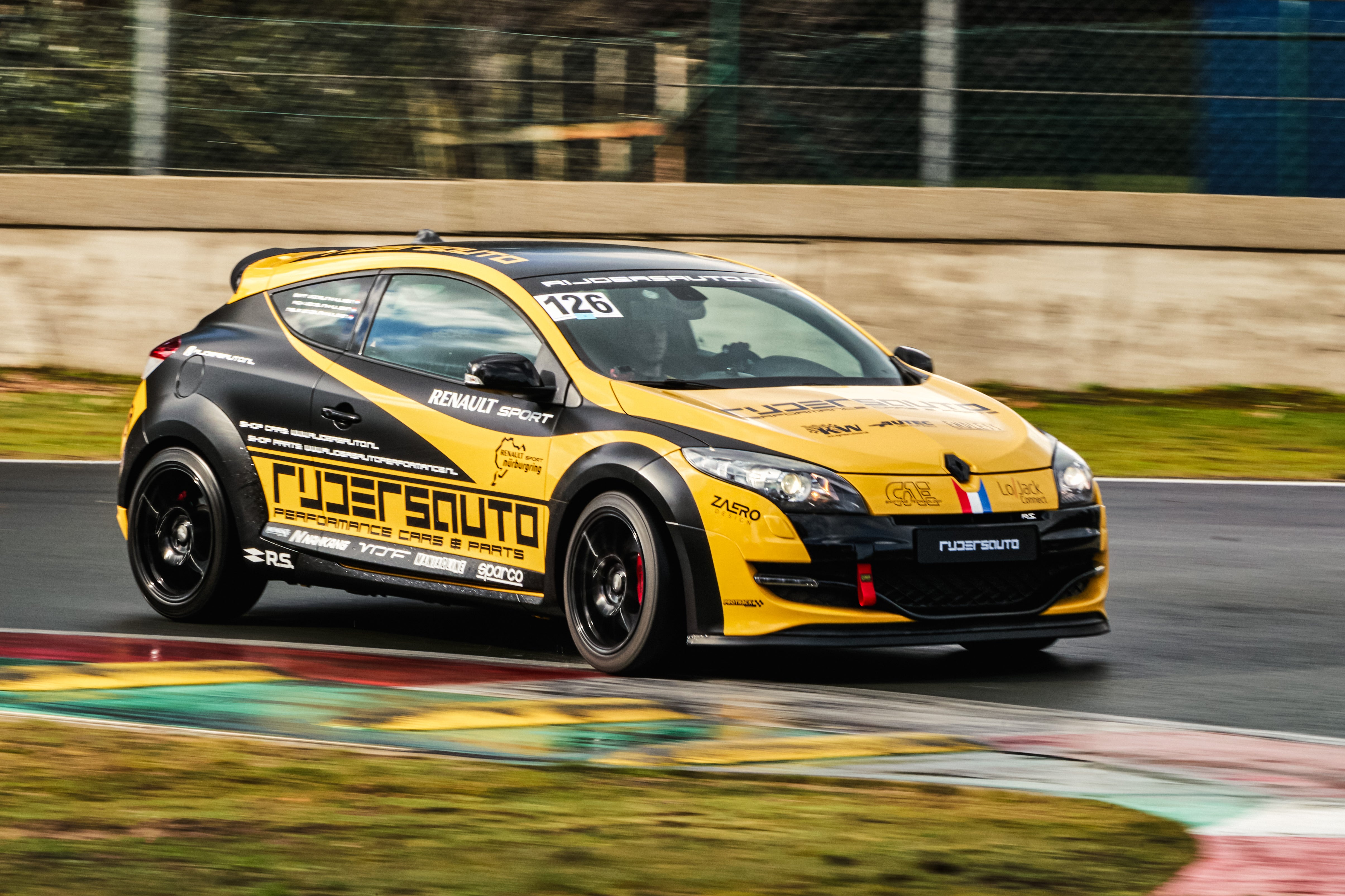 PROTRACK ONE - Hoogglans zwart - Megane 3RS