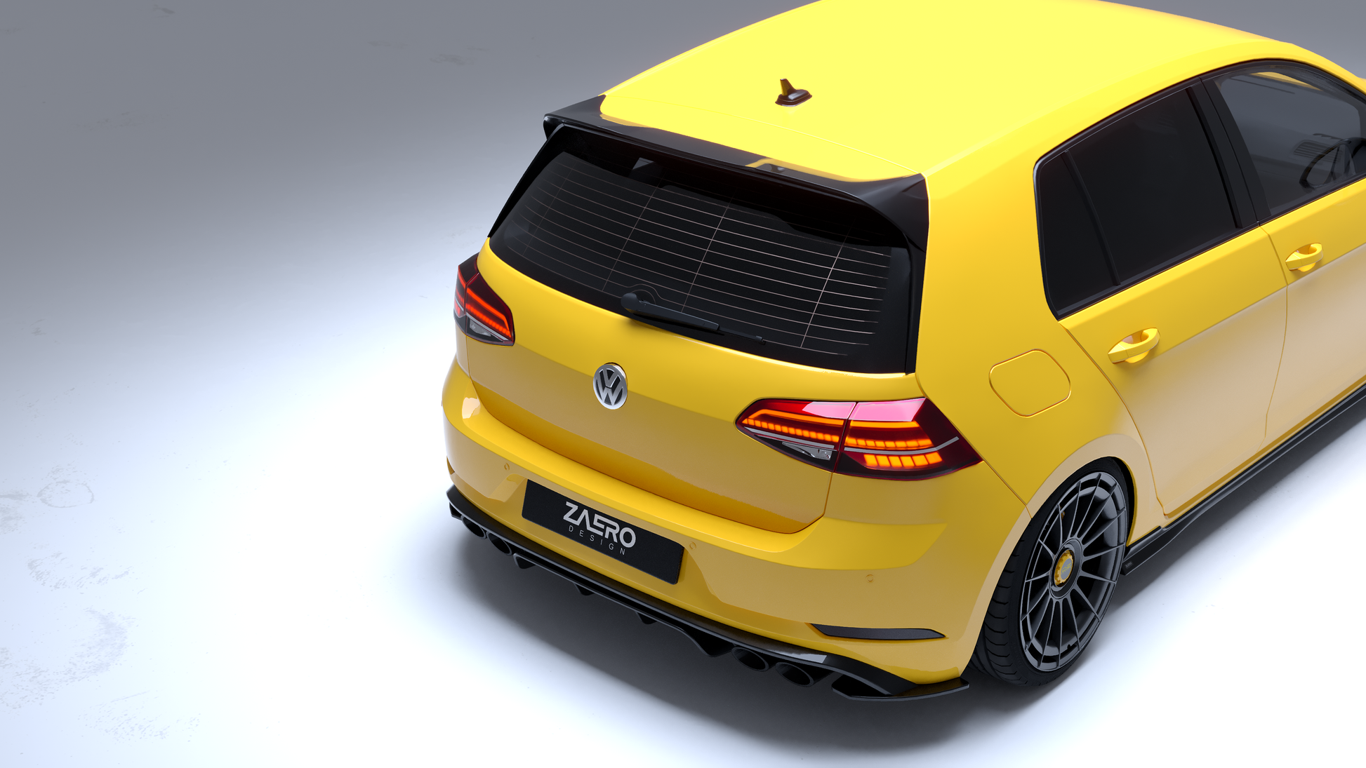 Rear spoiler VW Golf 7/7.5 - Zaero Design – Rijdersauto