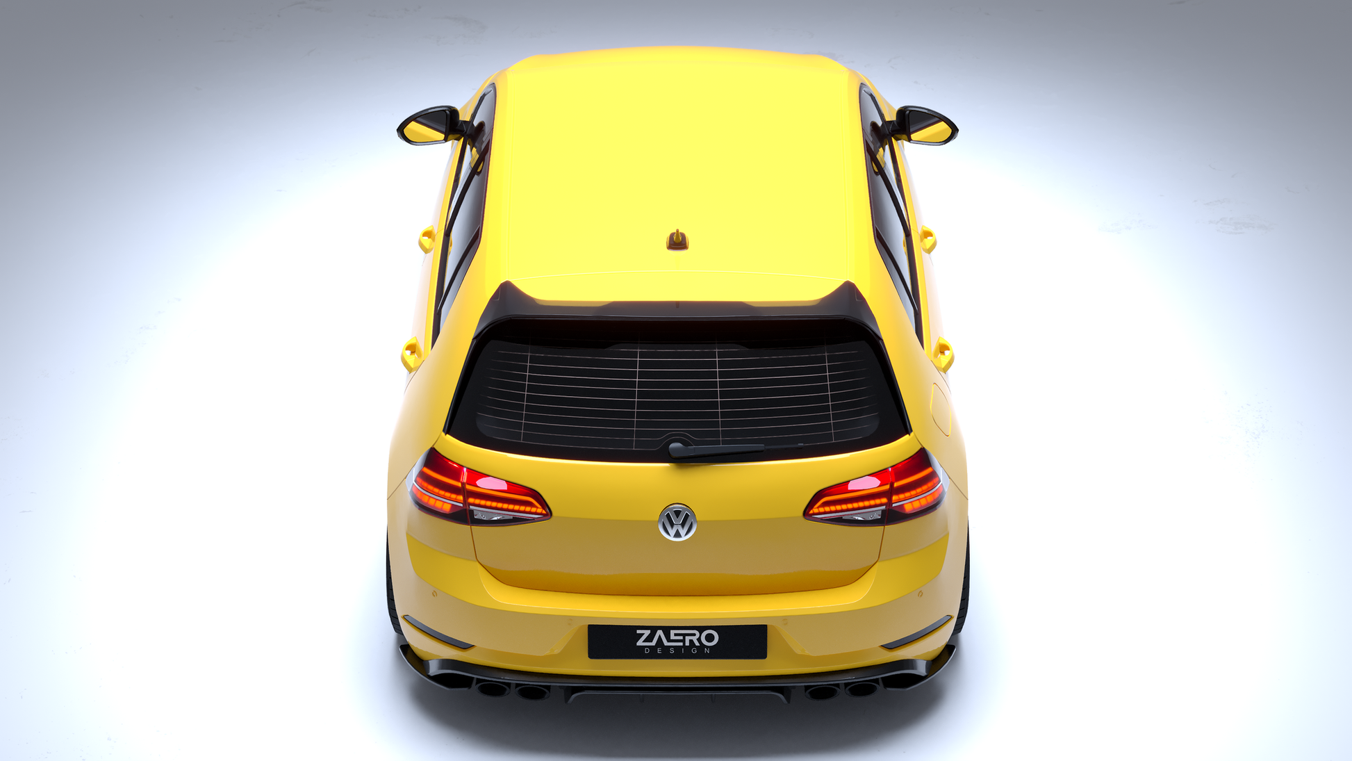 Rear spoiler VW Golf 7/7.5 - Zaero Design – Rijdersauto