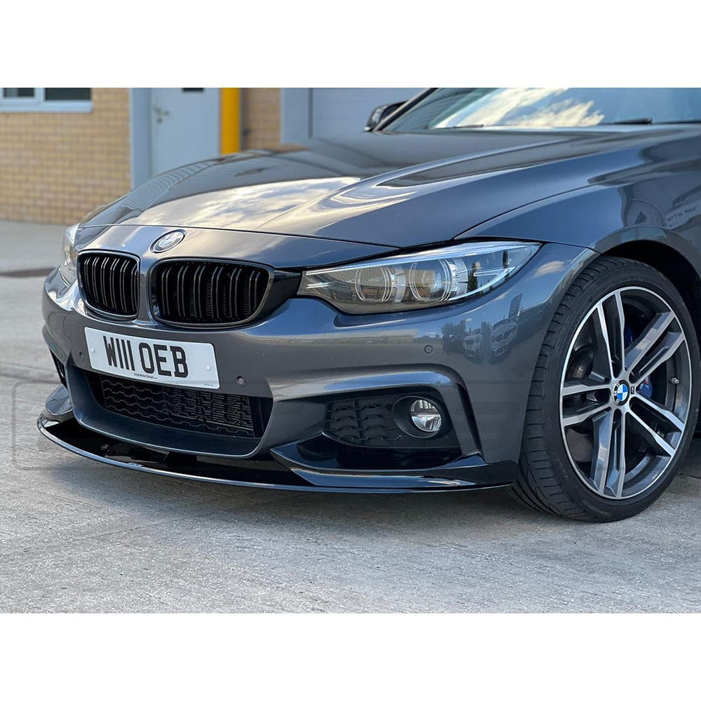 BLAK BY CT Splitter BMW 4 SERIES F32/F33/F36 GLOSS BLACK SPLITTER - MP STYLE - BLAK BY CT CARBON