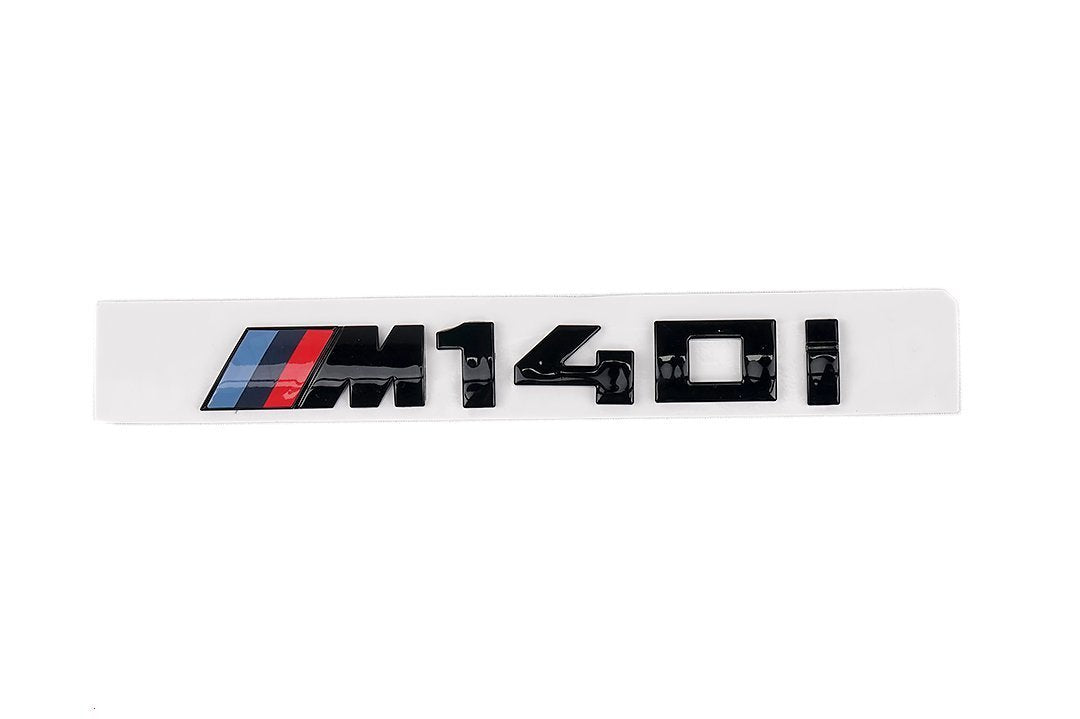 Hoogglans zwart 'M140i' embleem / badge