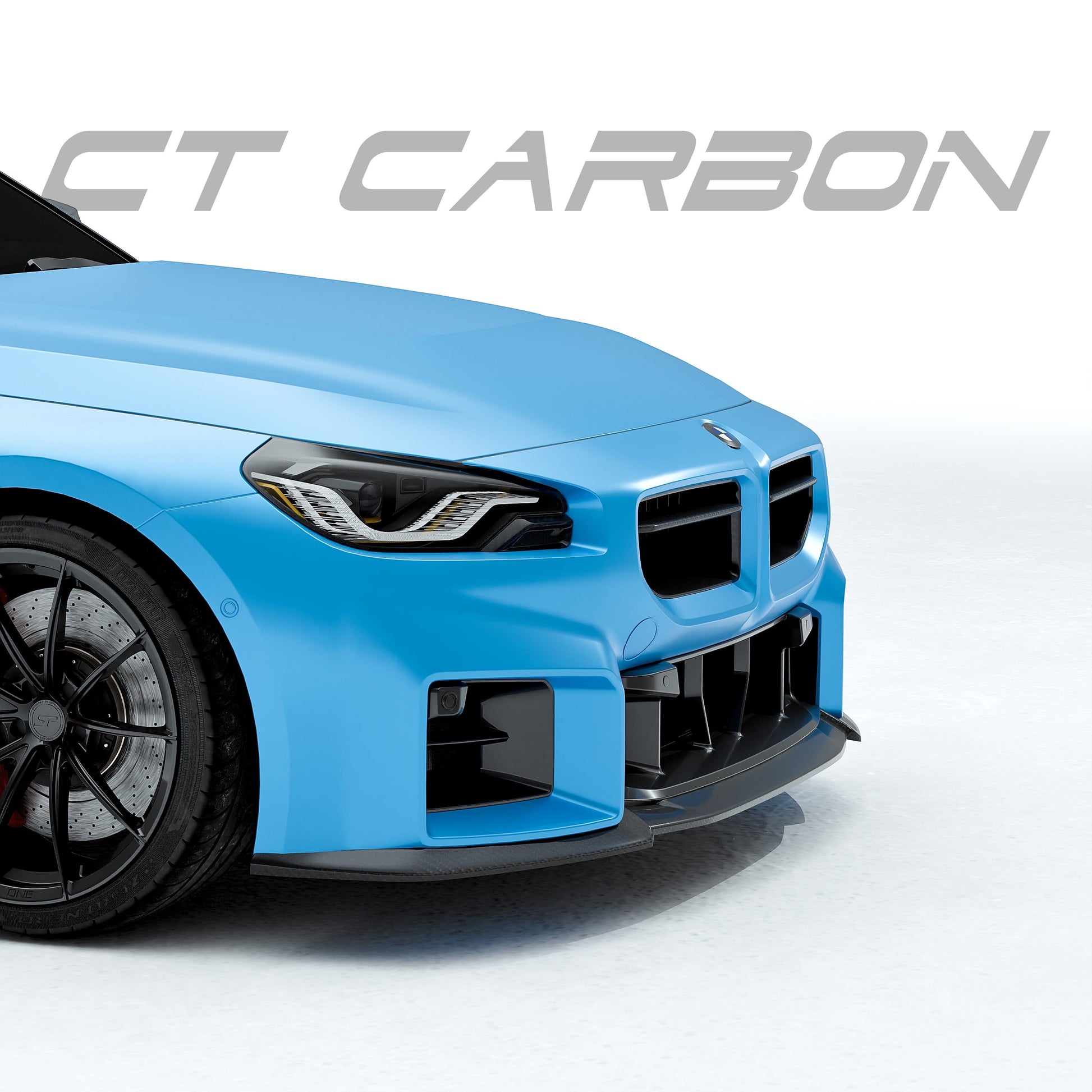 CT CARBON Full Kit PRE-ORDER DEPOSIT - BMW G87 M2 CARBON FIBRE SPLITTER - CT DESIGN