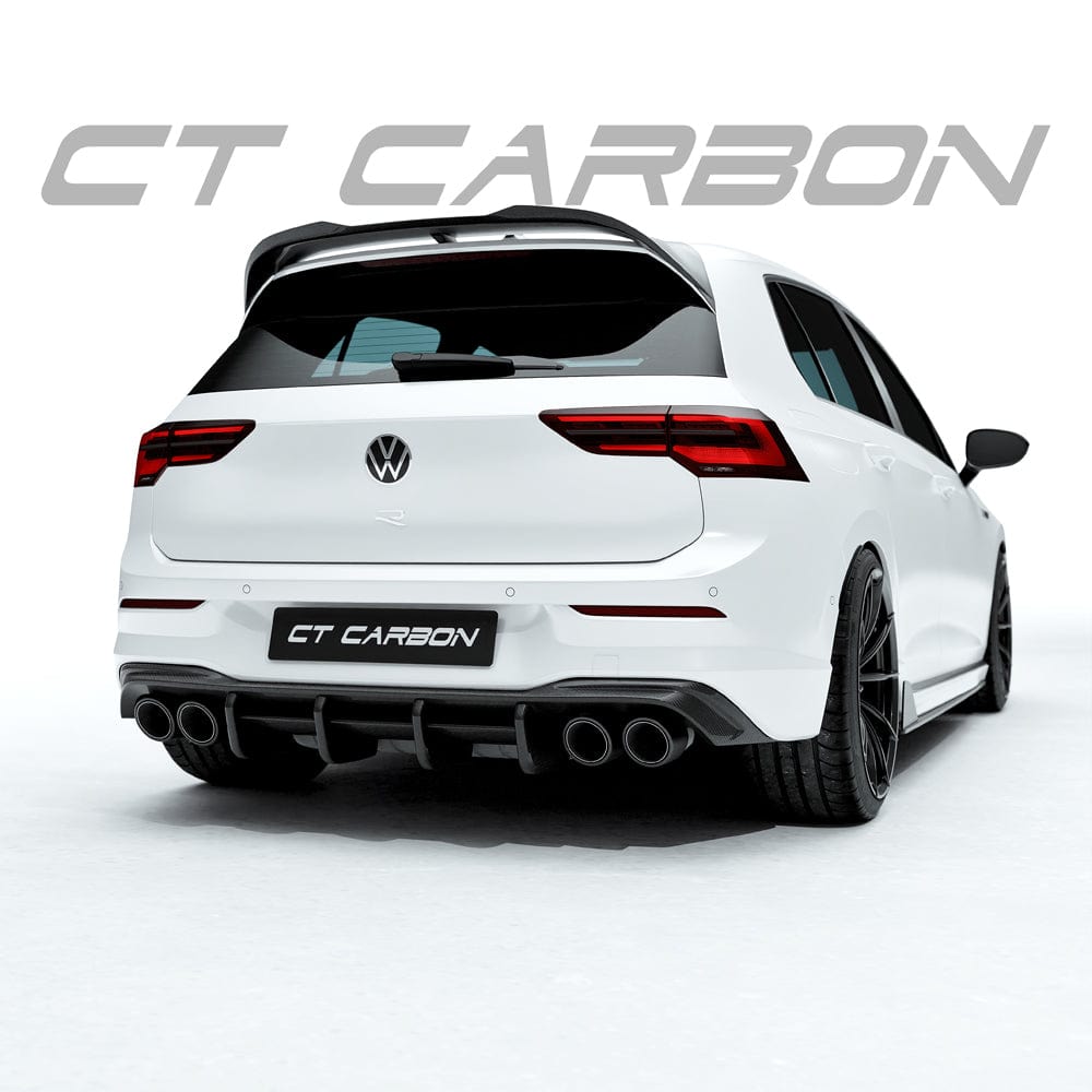 CT CARBON Spoiler VW GOLF MK8 R CARBON FIBRE SIDE SKIRTS - CT DESIGN