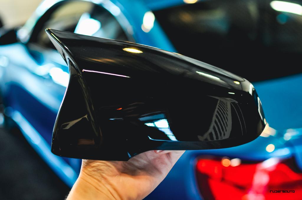Hoogglans zwarte spiegelkappen BMW 1-serie F40