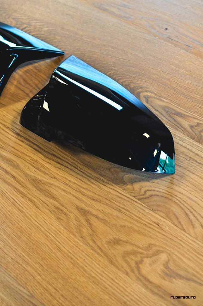 Hoogglans zwarte spiegelkappen BMW 1-serie F40