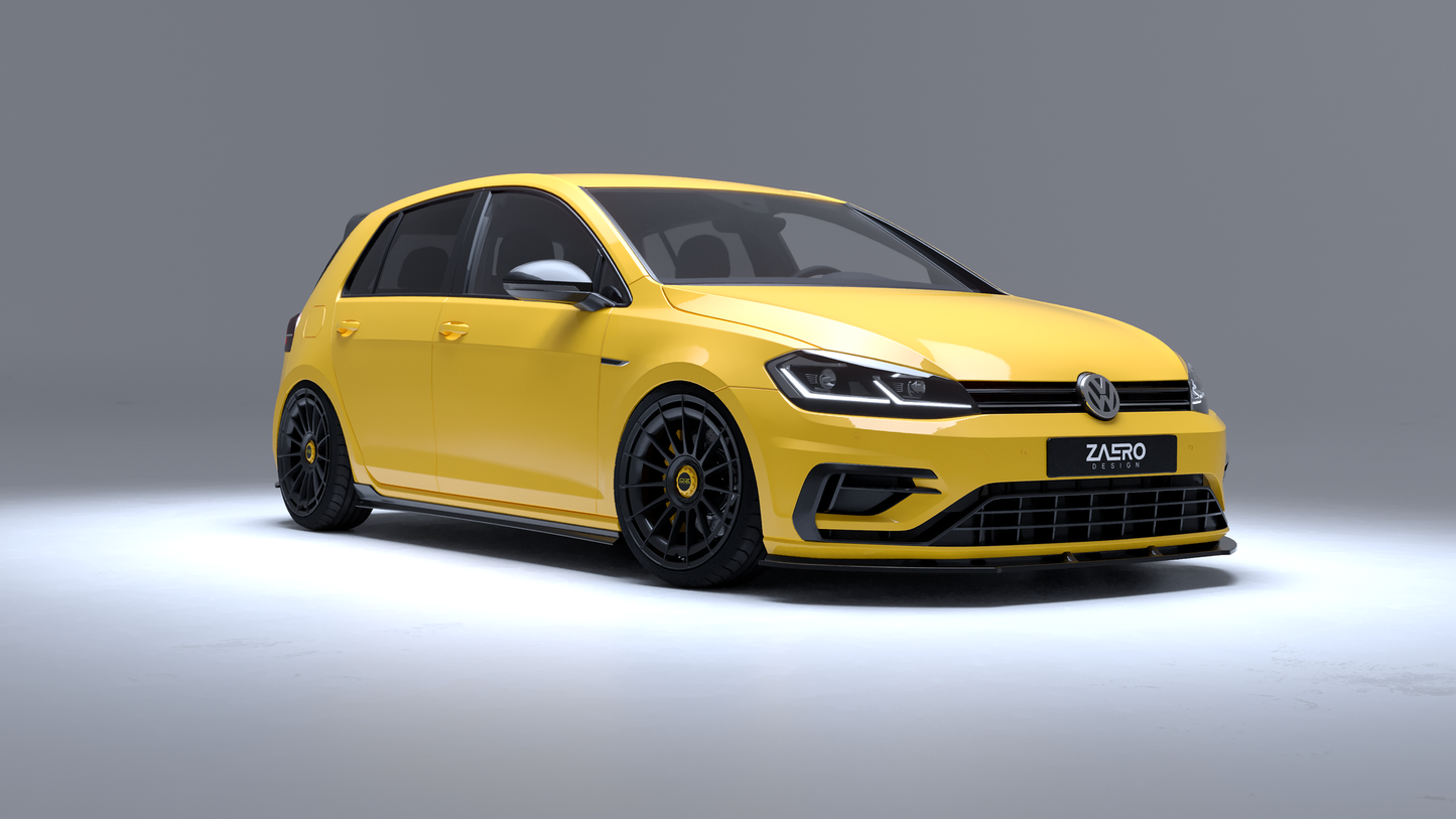 Front splitter VW Golf 7.5 R - Zaero Design