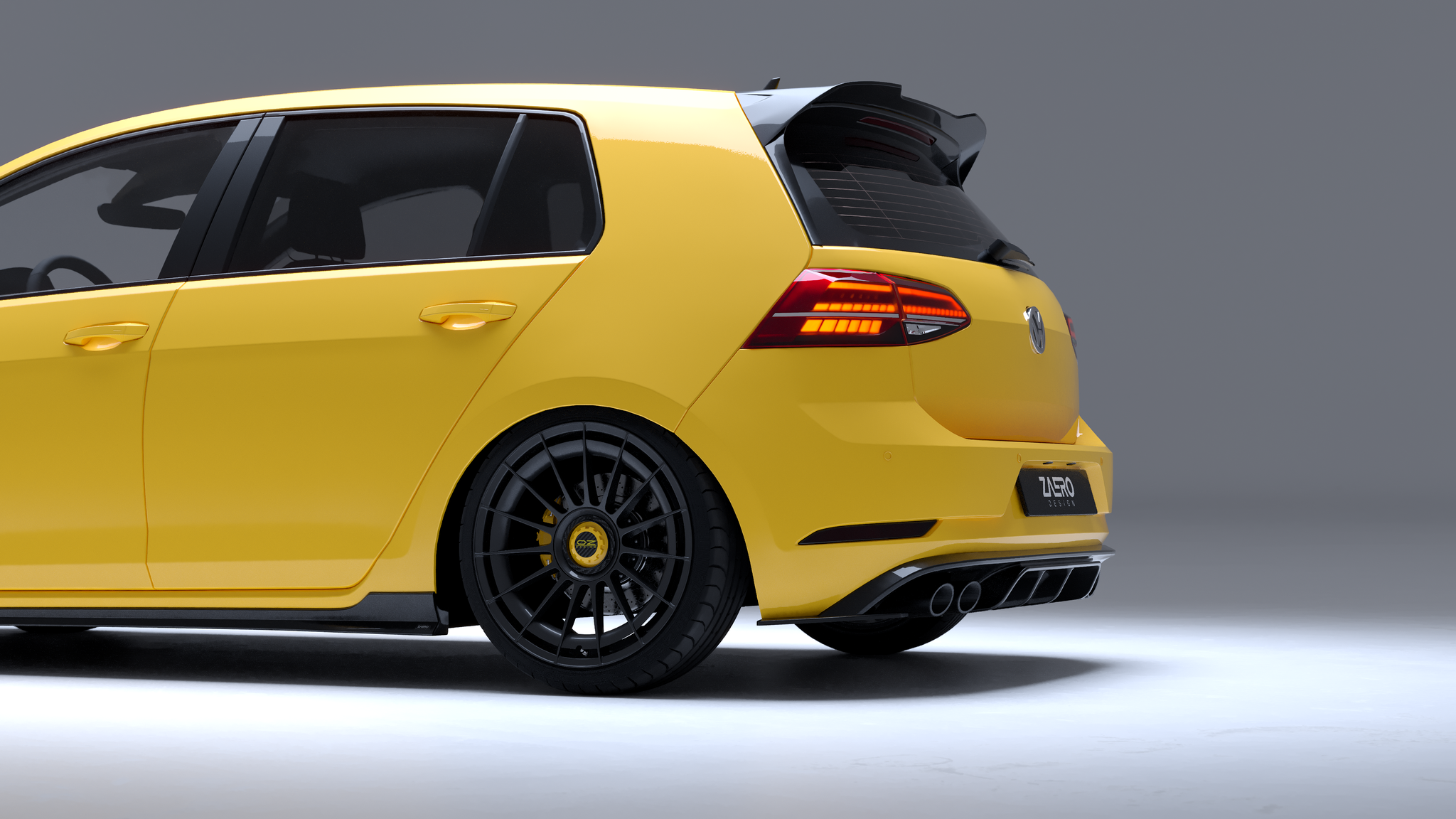 Diffuser VW Golf 7.5 R - Zaero Design